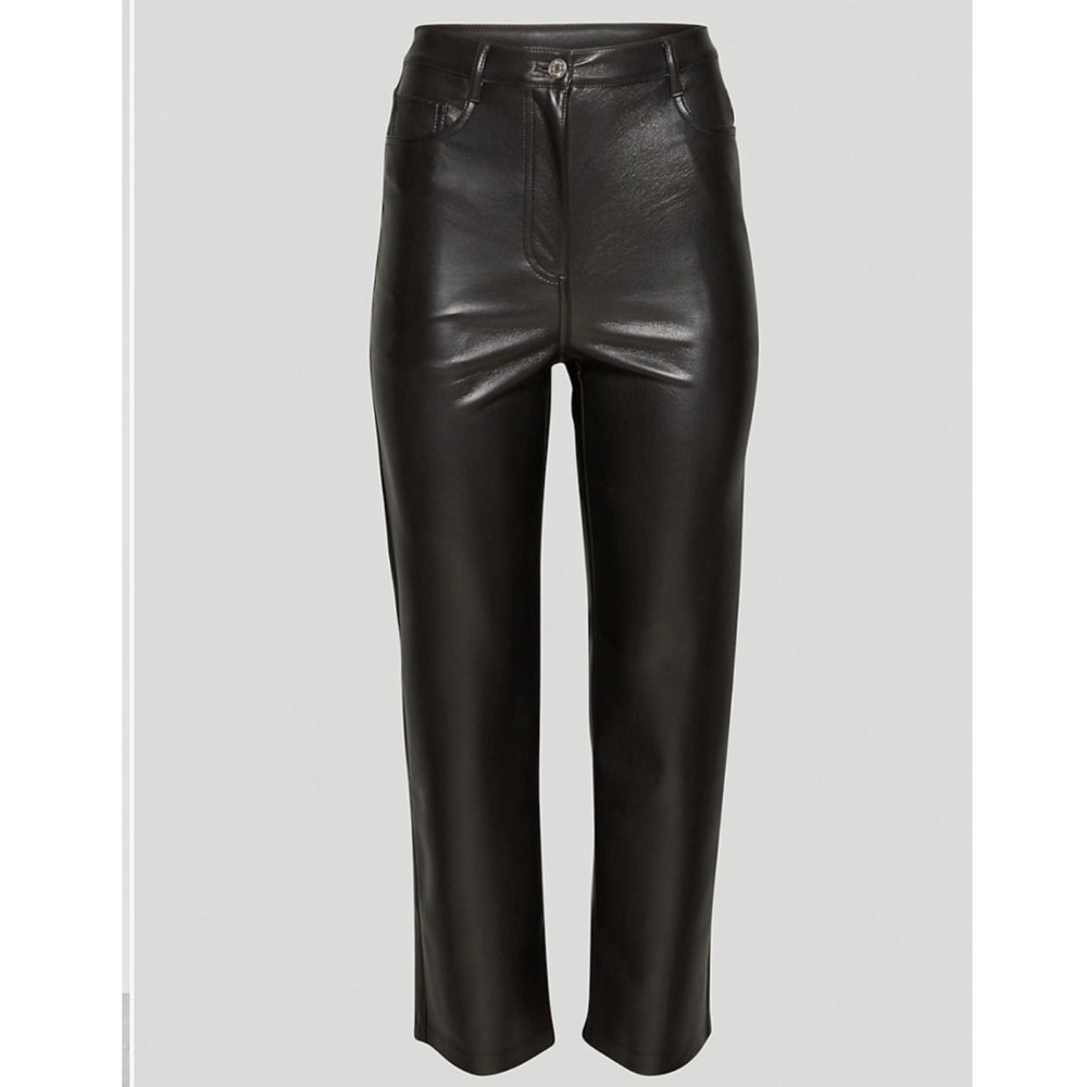 Aritzia Melina super high waisted vgn leather pant